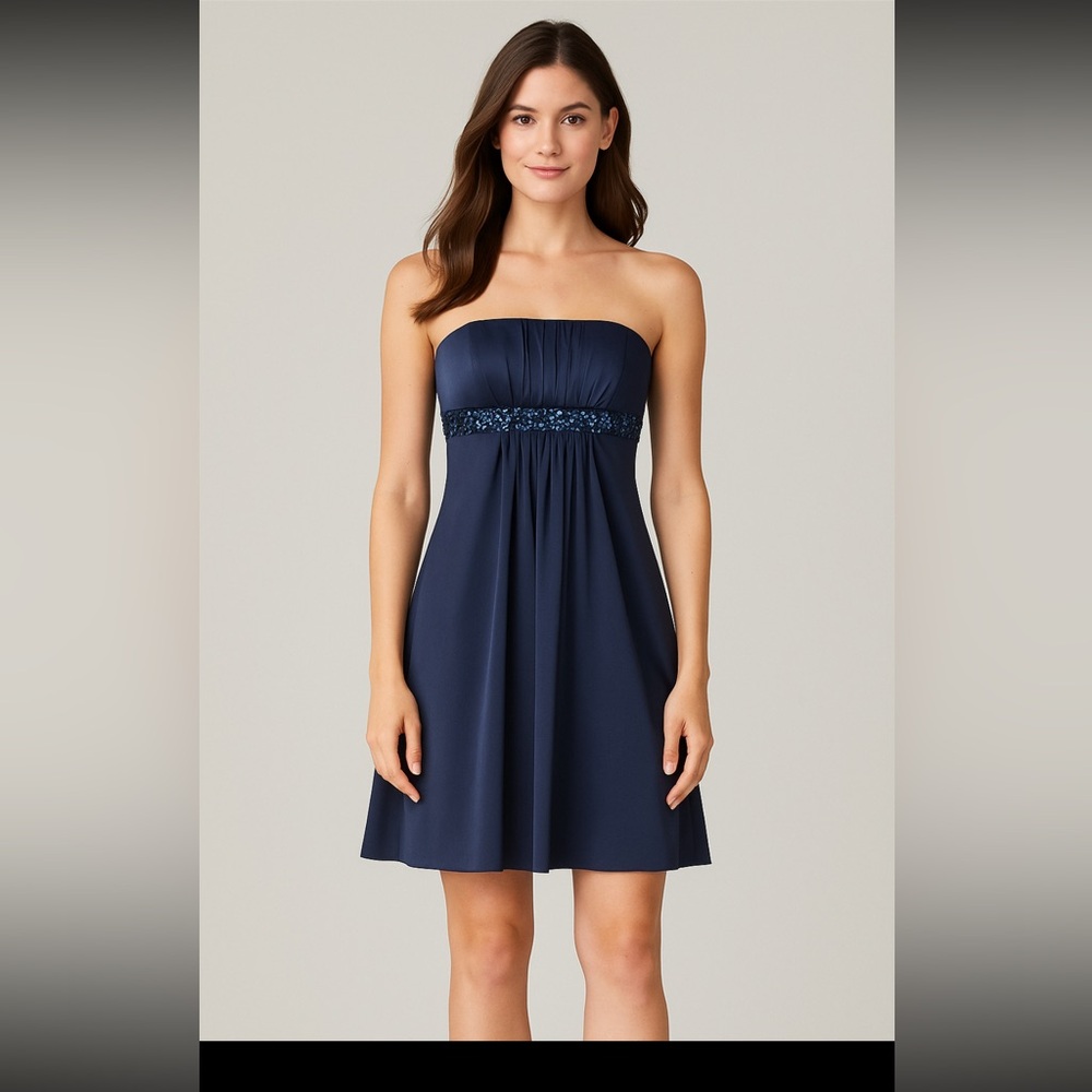 Morgan & Co. Midnight Blue Gown